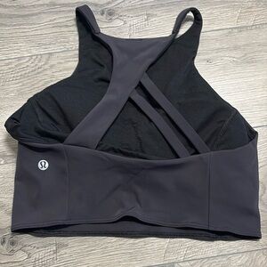 lululemon athletica Charcoal Sports Bra